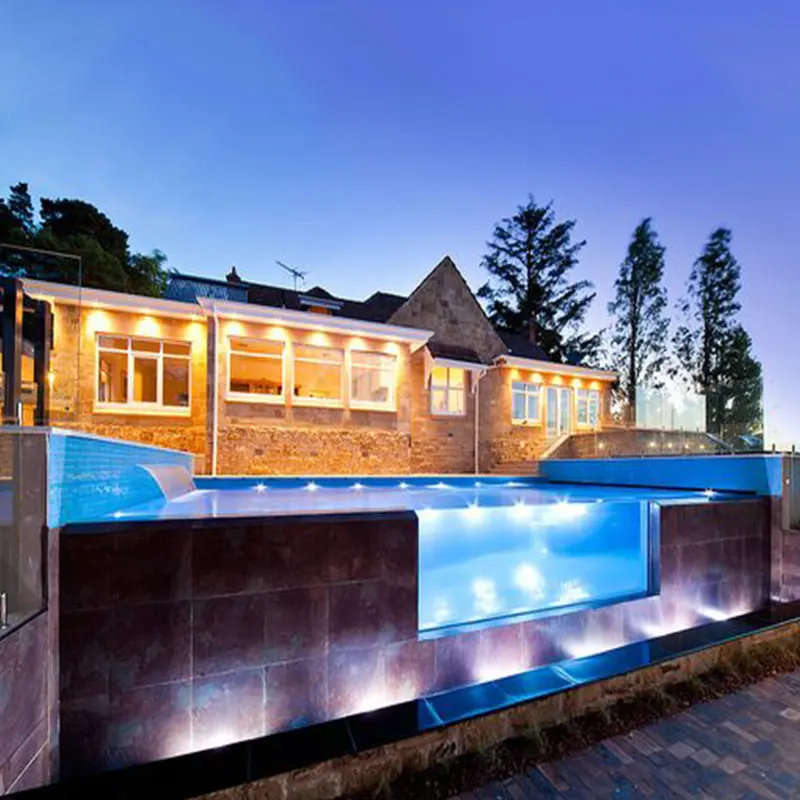 custom clear fiberglass piscina big slides glass wall pool piscina fiberglass plastic above ground transparent swimming pool