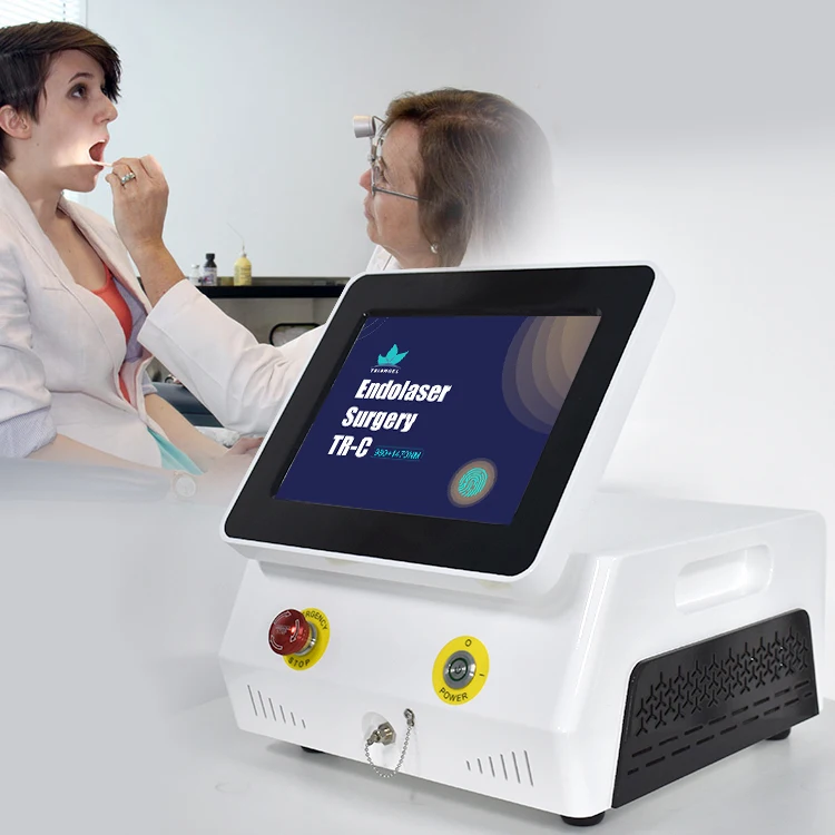 Medical Professional ENT Diode Laser 980nm 1470nm For Ear Nose Throat Treatment Medical Surgical Device