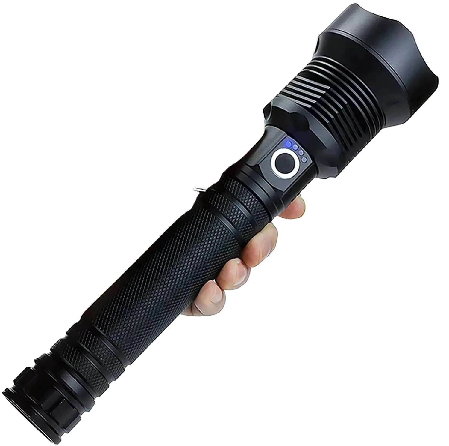 2024 LED Flashlight High Lumens Tactical Flashlights Super Bright Water Resistant 26650 Battery USB Rechargeable Torch Light