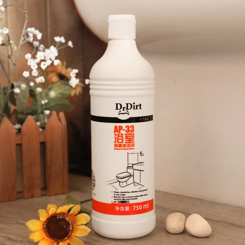 Home multipurpose cleaning chemicals concentrate detergent bathroom cleaner liquid for toilet bowl tap wall floor tile