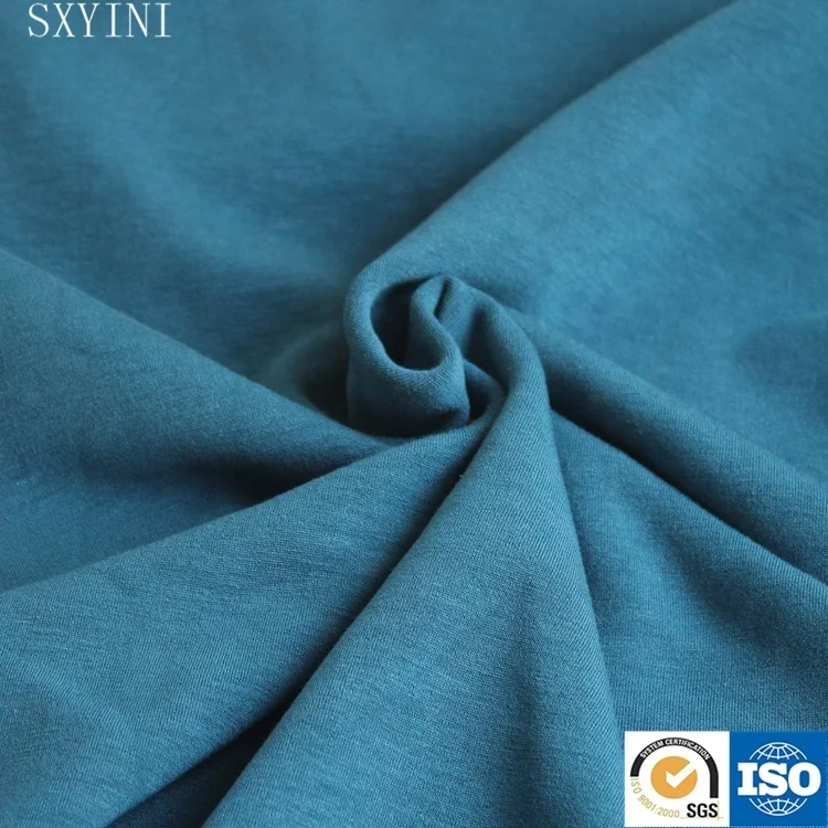 
YINI polyester viscose elastic fleece inside brushed fabric 