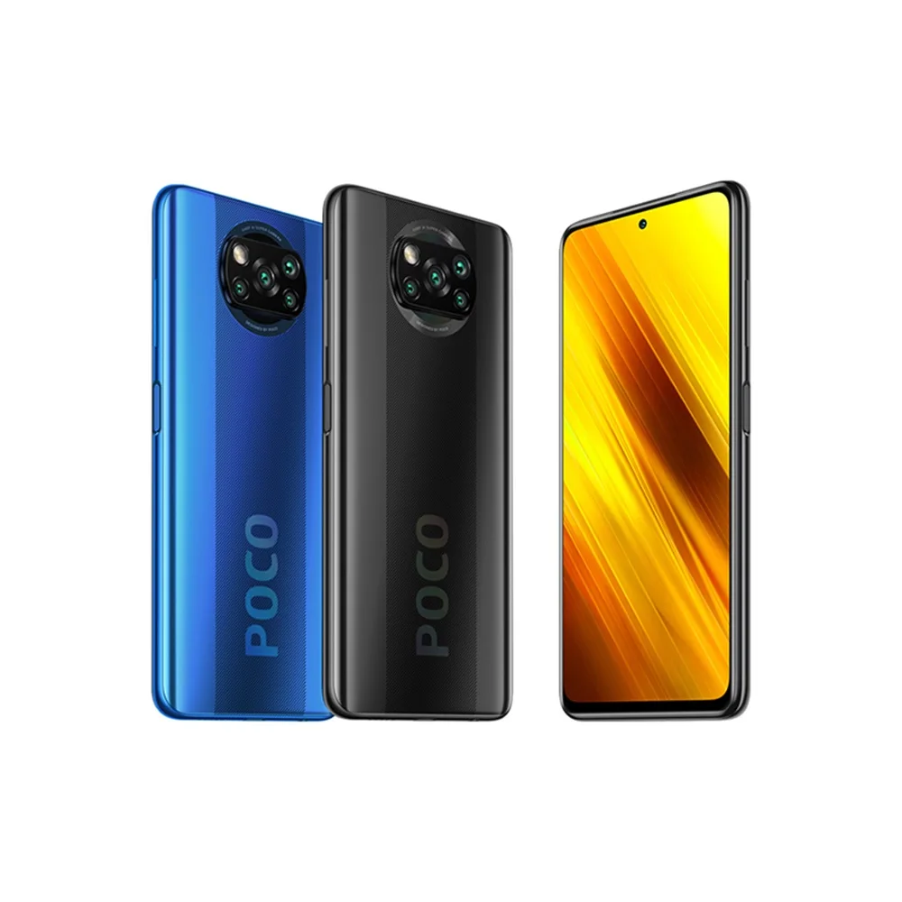 VBEST  NFC POCO X3 Mobile Phones  128GB 6GB Global Version 5160 mAh Large Battery 64MP Quad Camera pocophon x3 Original