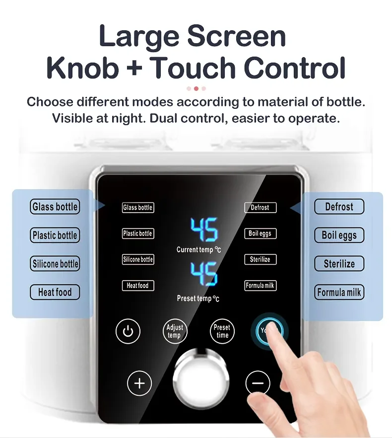 esterilizador baby feeding water breast milk bottle heater for children sterilizer and dryer electric portable milk warmer