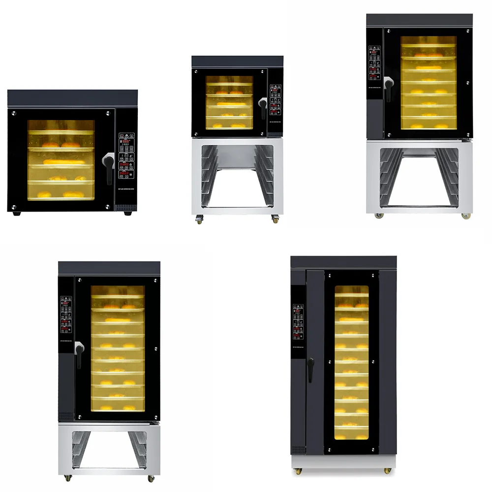 Stainless Steel 10 Trays Hot Air Electric Convection Oven  Hotels Food Shops Bakery Bread Oven Core Motor Component