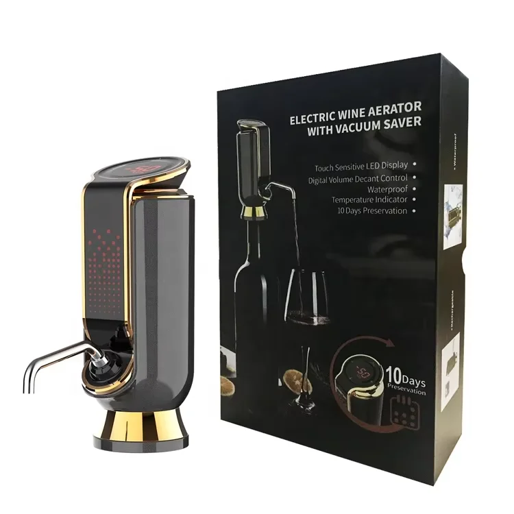 Most Popular Quantitative Whiskey Dispenser Pump Pourer Decanter Automatic Electric Wine Aerator