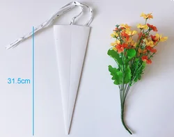 Handing Plastic bags/Plastic Flower Bags sleeve for retail packaging