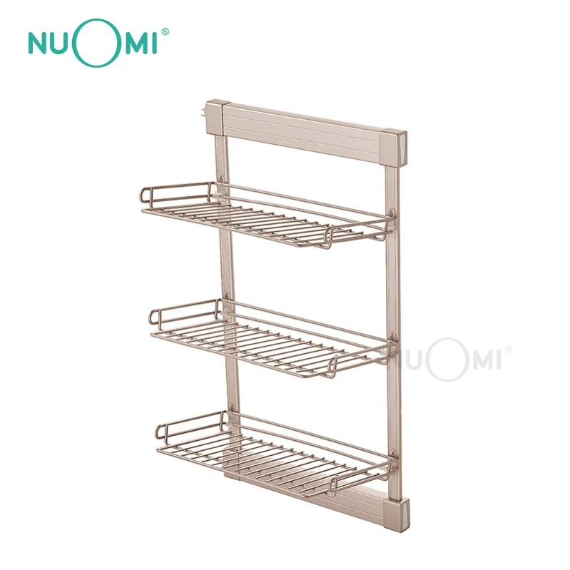 
Nuomi Violet Series High-Capacity Side Mounted Wire Clothes Shelf For Wardrobe 