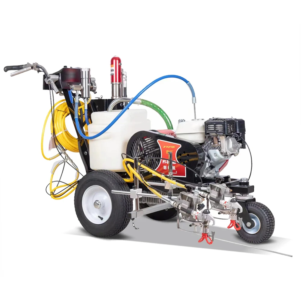 Flexible Turning Cold Spraying Road Marking Machine Tip Road Marking Machine