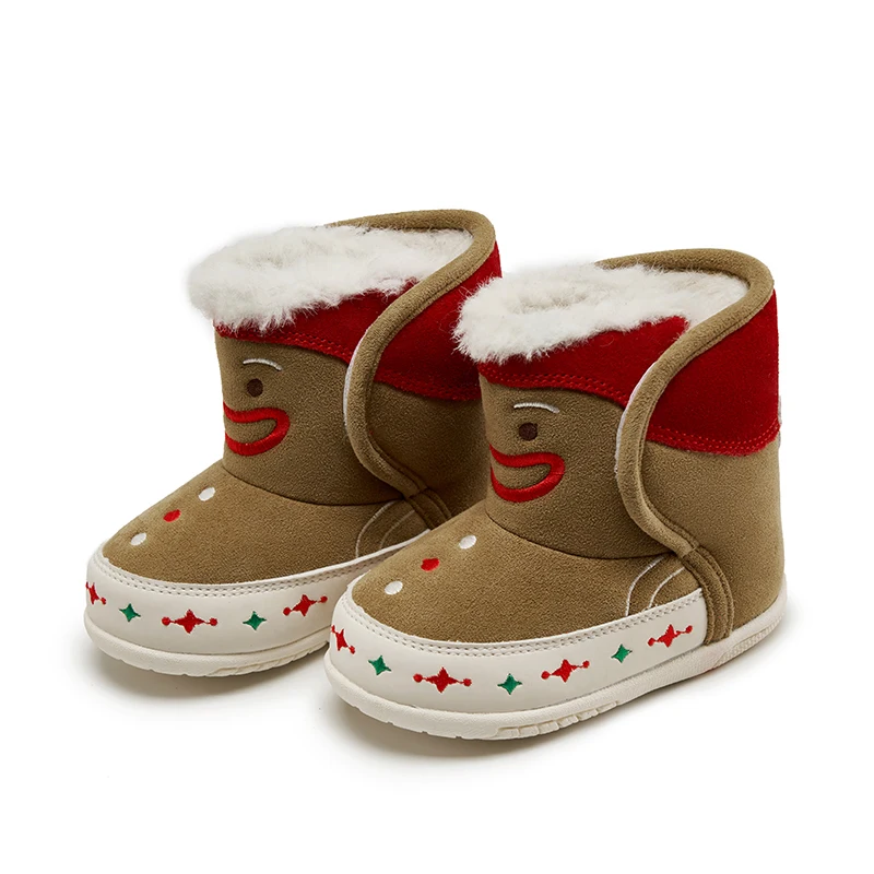 OEM/ODM 2021 Ginger baby, оптовая продажа, функциональная обувь для бега для прогулок, резиновые мягкие теплые зимние хлопковые сапоги