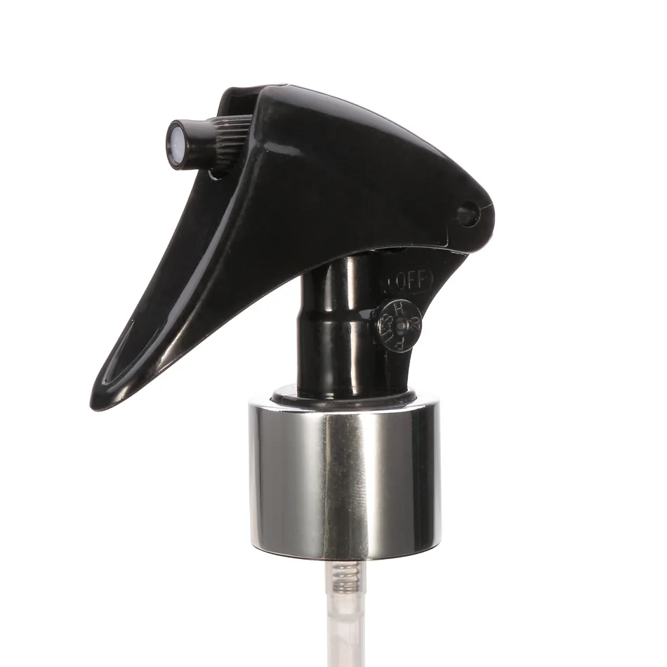 Customized gold silver closure 24/410 28/410 Aluminum Plastic fine mist mini trigger pump sprayer