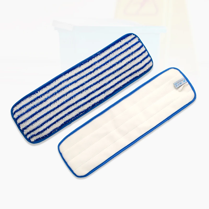 Wholesale Commercial Industrial Microfiber Wet Mop Trapezoid Shape Scrubbing Refill Head Microfiber Cleaning Floor Tool