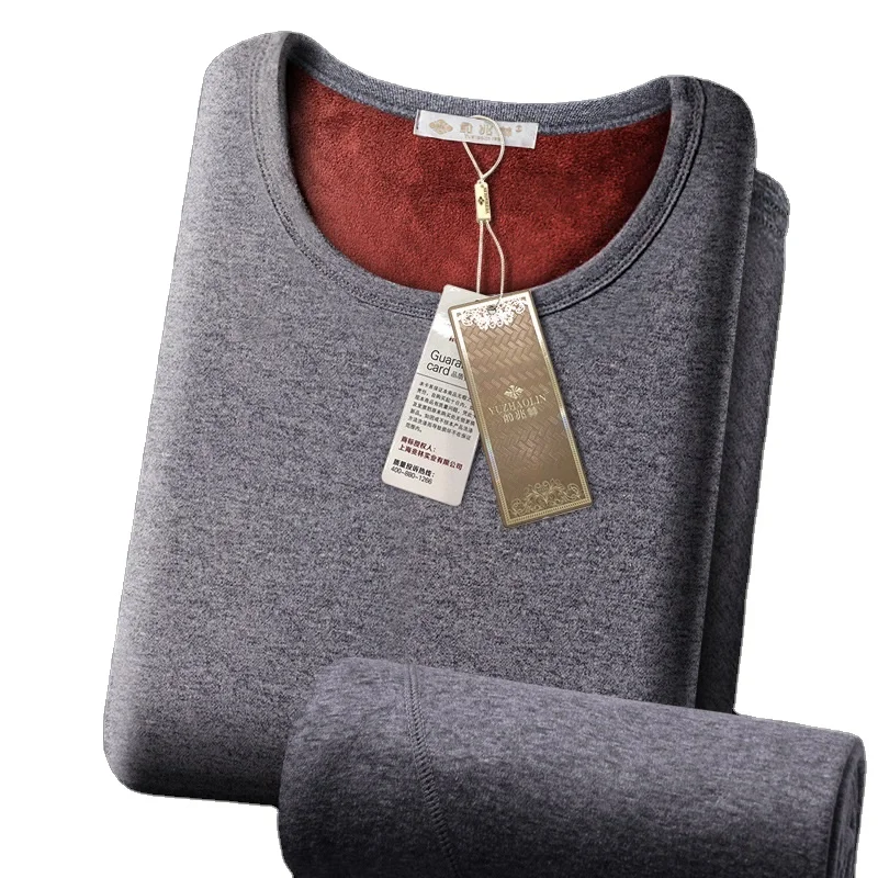 Hot Sale 2018 New Thermal Underwear For Men Long Johns Winter Women Thermo Shirt+pants Set Warm Thick Fleece Size L-XXXL