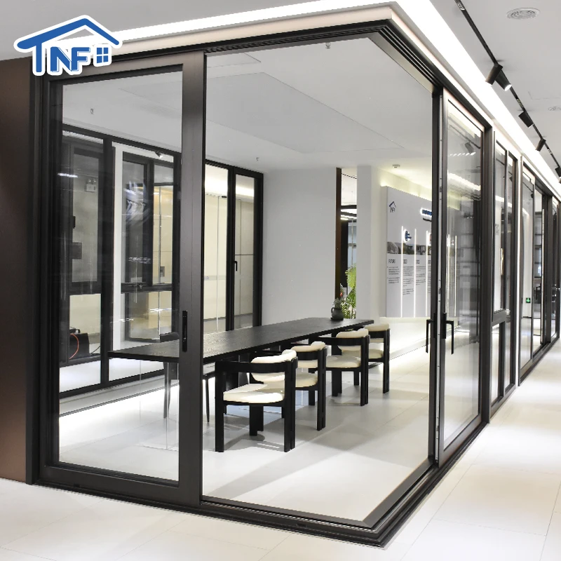 Nfrc CE Certificate Multi Track Aluminium Patio Double Triple Glazed Tempered Glass Lift Sliding Door