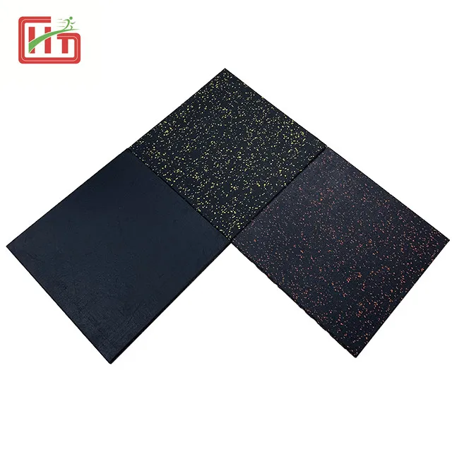 High quality Wear resistant gym floor rubber mat anti slip non-toxic rubber gym flooring