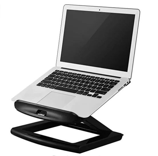 
Actto Tornado Laptop Tablet Cooling Fan Stand compatible with all laptop Ergonomic Height Angle Adjustable Laptop Holder 