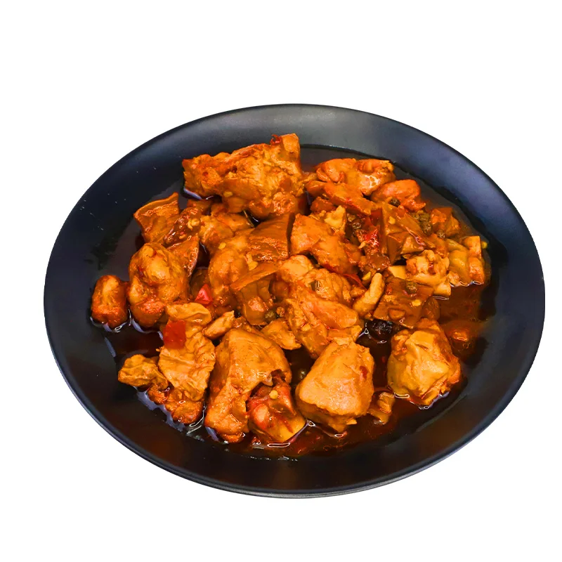 Delicious Shuanghui Quality instant food pre-made dish cooked food cutlets chicken with hot pepper