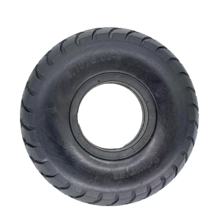 4.10/3.50-4 electric scooter tire 10 inch rubber solid tire tubeless for Electric vehicle repair parts