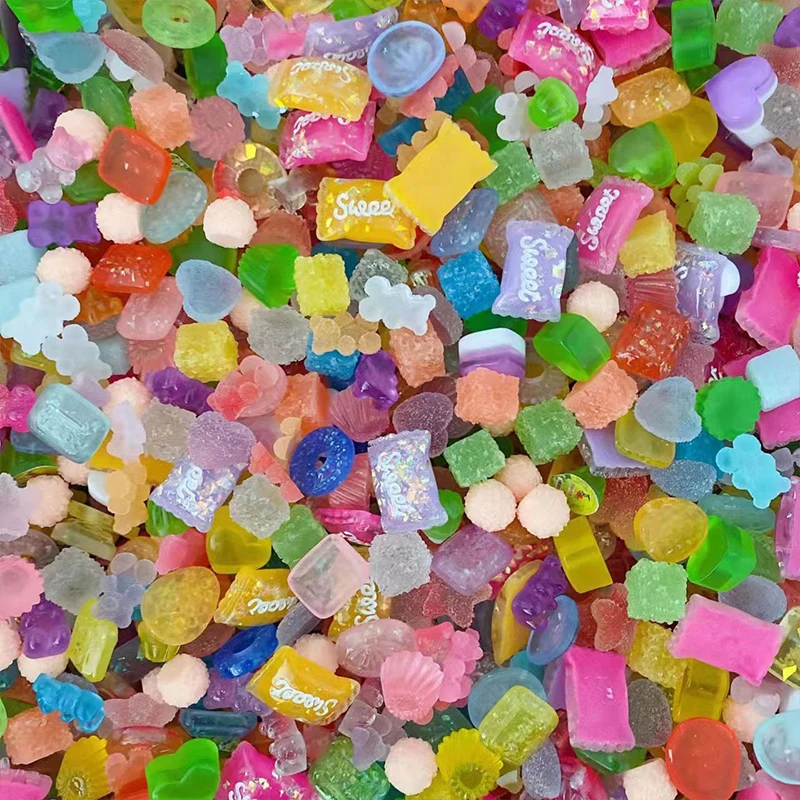 Wholesale Price Children Kids Slime Charms Diy Cellphone Accessories Phone Case Resin Slime Accessories Toys Slime Charms