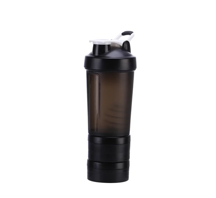 Wholesale Custom protein shaker 600ml Workout Blender Shaker Bottle eco friendly Gym Protein Shaker Bottles with Custom Logo