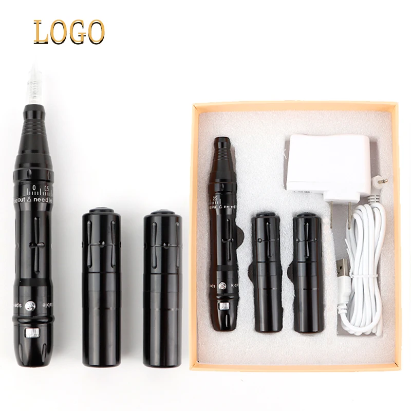 OEM Korea Electric Cordless Microblading Machine PUM Semi-Permanent Makeup Tool with 2PCS Battery Tattoo Feature Permanent