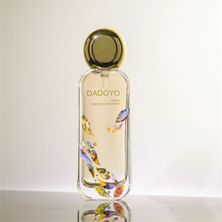 Cosmetic packaging 30ml 50ml 100ml glass luxury high transparent 30g cosmetic cream bottle skin care serum bottle