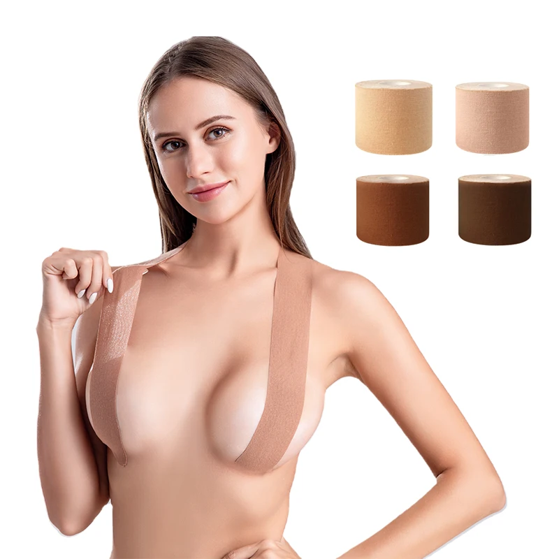 Easy to Use DIY Confidence Extra Hold Adhesive Lift Body Tape for All Breast Sizes