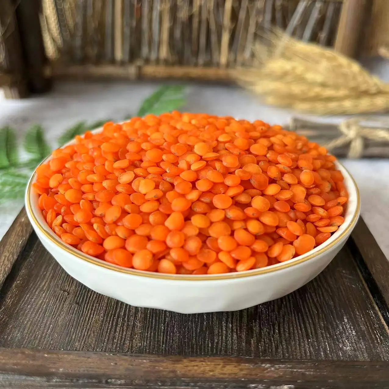 China Manufacturer Direct Sale Red Split Lentils Red Lentils Price Good Masoor Bulk Red Lentils With 25Kg/Bag Packing