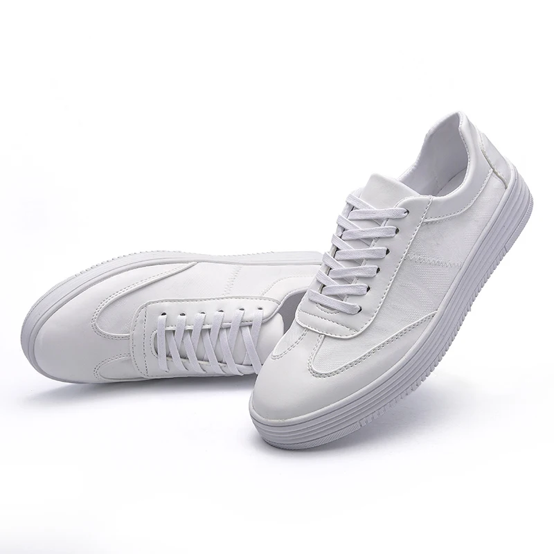 2019 fashion new design no brand solid color breathable and comfortable classic men shoes sneakers for custom