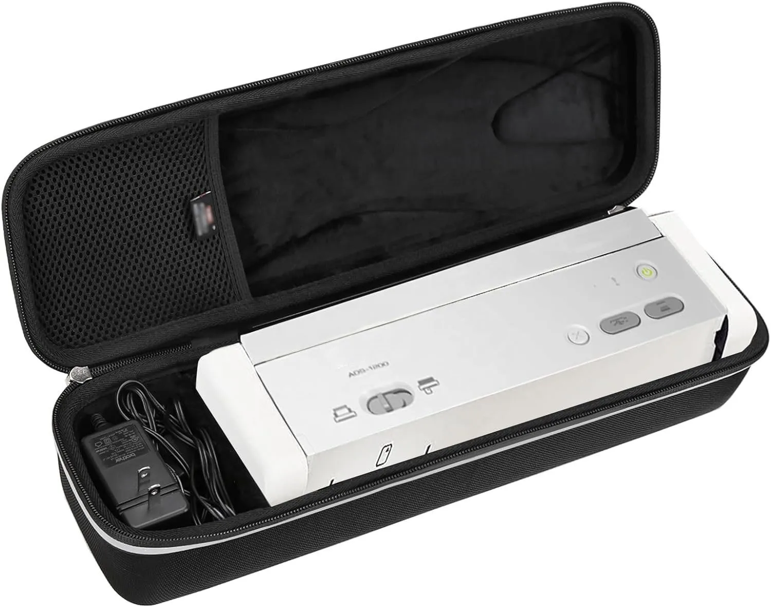 Custom Hard Shell Tool Carrying EVA Case for Brother ADS-1250W/ADS-1700W/ADS-12 Scanner Storage Travel Bag