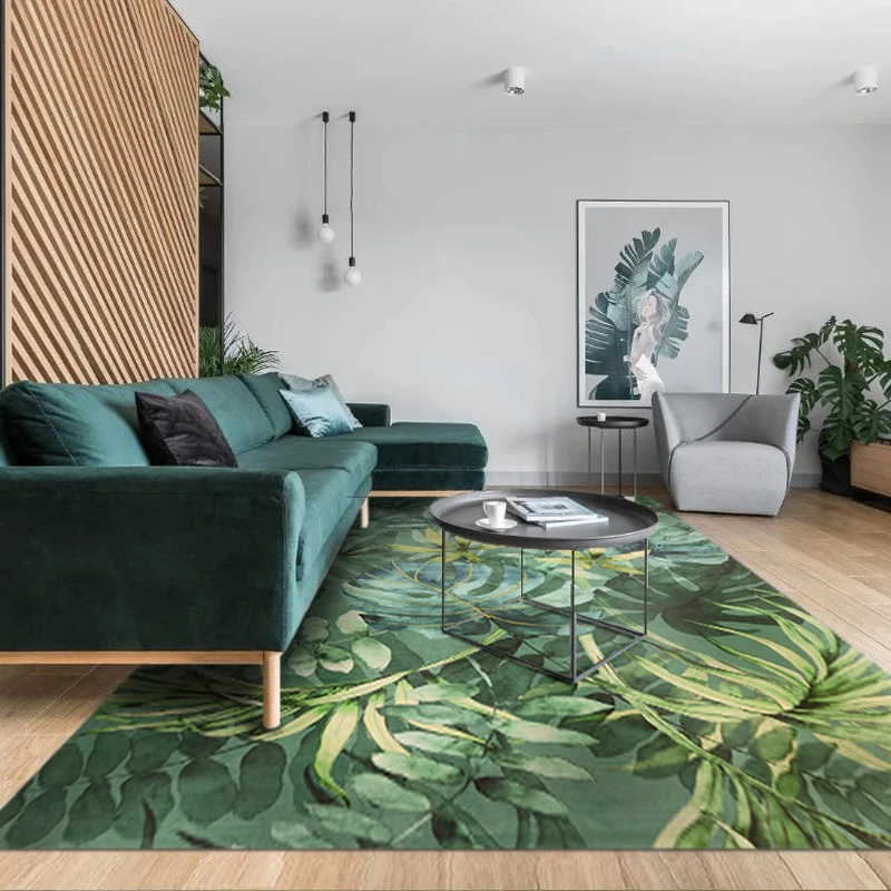 China factory popular modern design 3d print home flooring mink velvet carpet