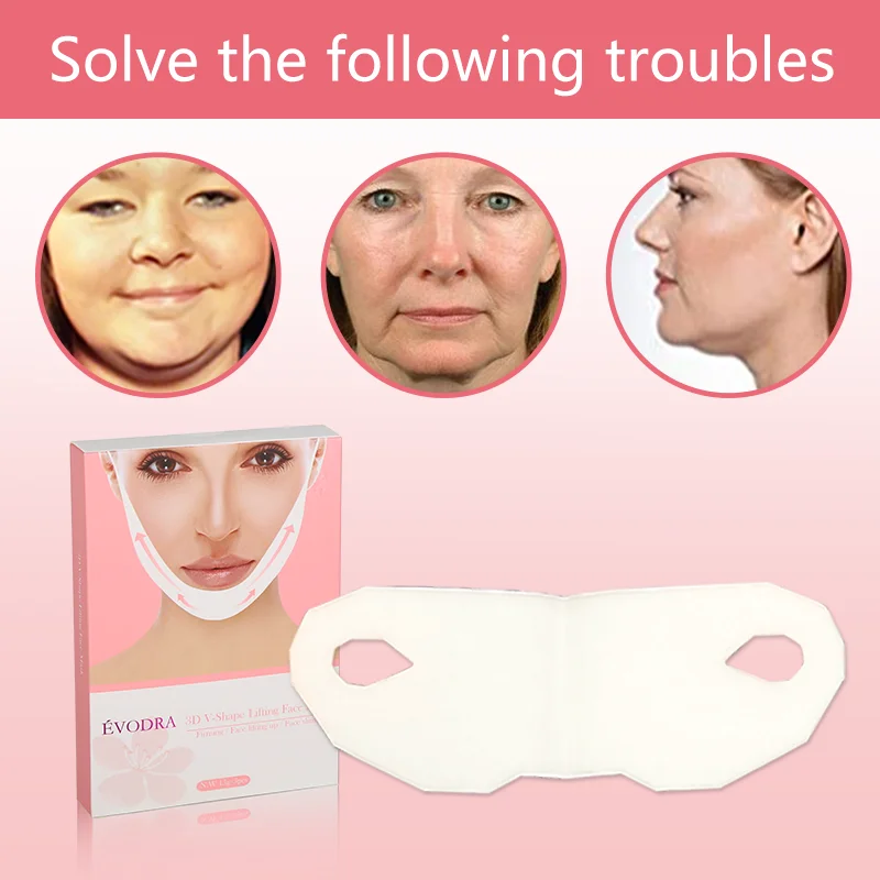 Частная торговая марка, лифтинг с двойным подбородком, Корейская известная Косметическая V-линия для лица, V-линейная маска для лица