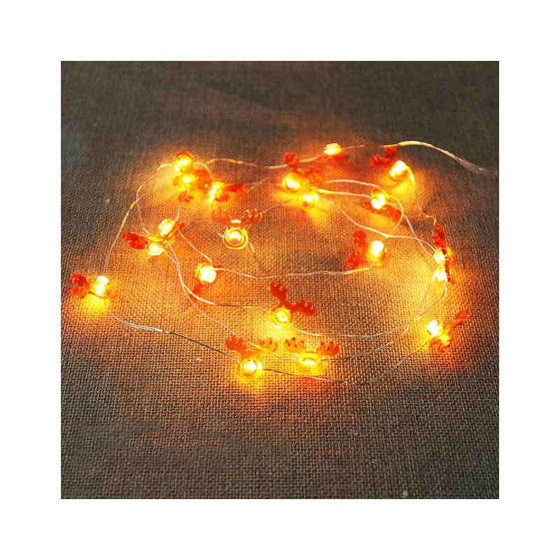 High Quantity Christmas Tree Ornaments Holiday decoration lights LED string copper