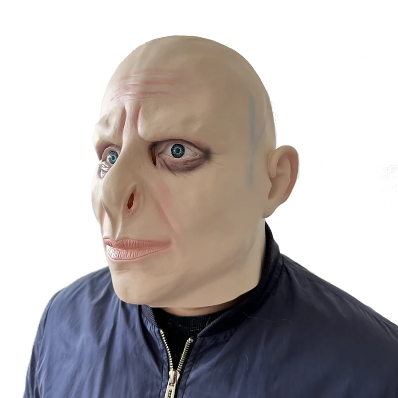 Halloween Costume Mask Lord Latex Voldemort Mask Harry Cosplay Movie Character Party Festival Props Decoration Party Mask