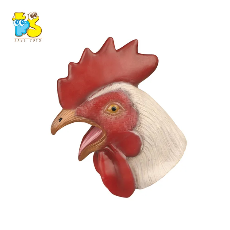 Cheap plastic animal model toys for kid pretned play simulation farm animal hand puppet toy