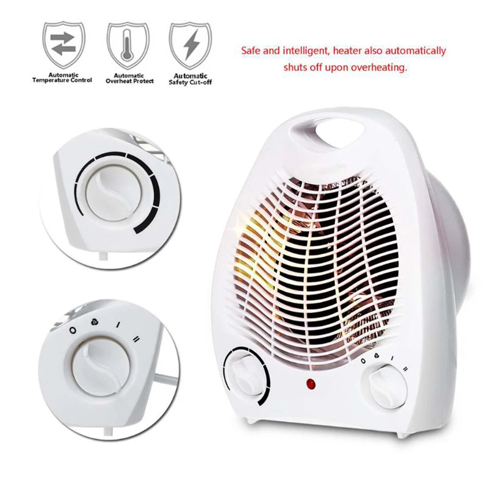 New Arrival Portable 2000W Electric Fan Heater PTC Ceramic Heating Winter Instant Heater Electric Heaters For Room