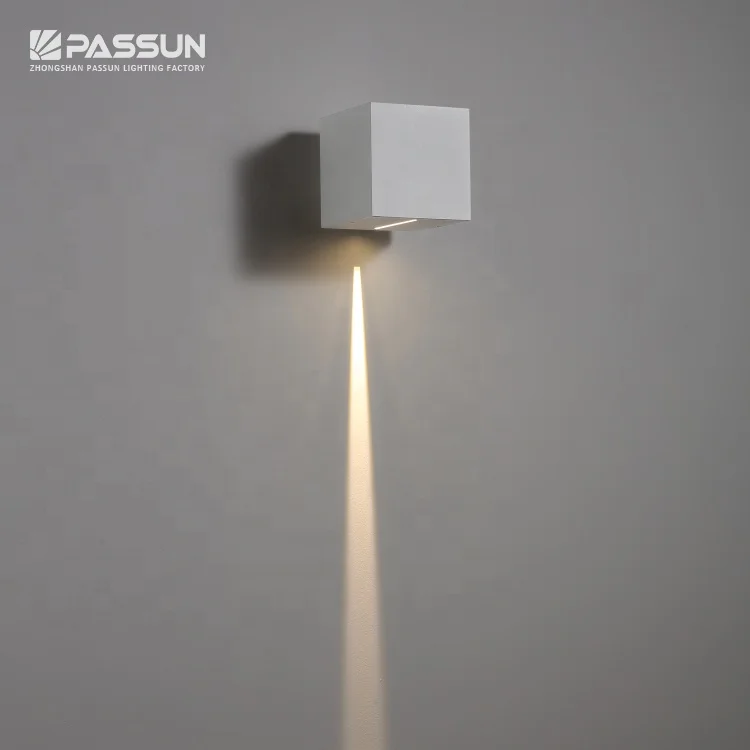 aluminium cube shaped up down wall washer outdoor decorative led wall lamps