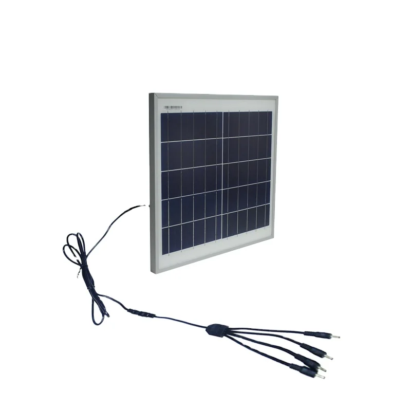 Солнечный портативный комплект освещения со светодиодной подсветкой с высокой емкостью аккумуляторной батареи и
