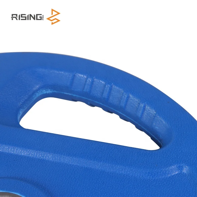 Rising cast urethane vinyl plastic gym Olymopics  Color urethane  weight Plate for gym