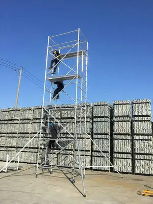 Высококачественная алюминиевая телескопическая башня мобильная телекоммуникационная легко установить алюминиевые леса