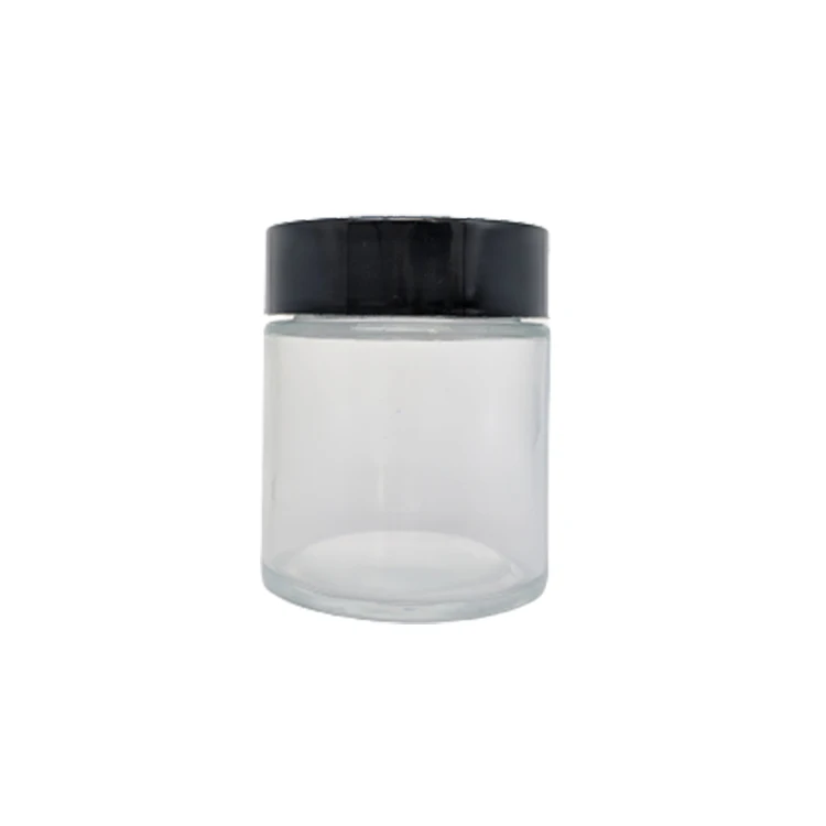 custom wholesale buy supplier 120ml 4oz child resistant glass jar with childproof lid