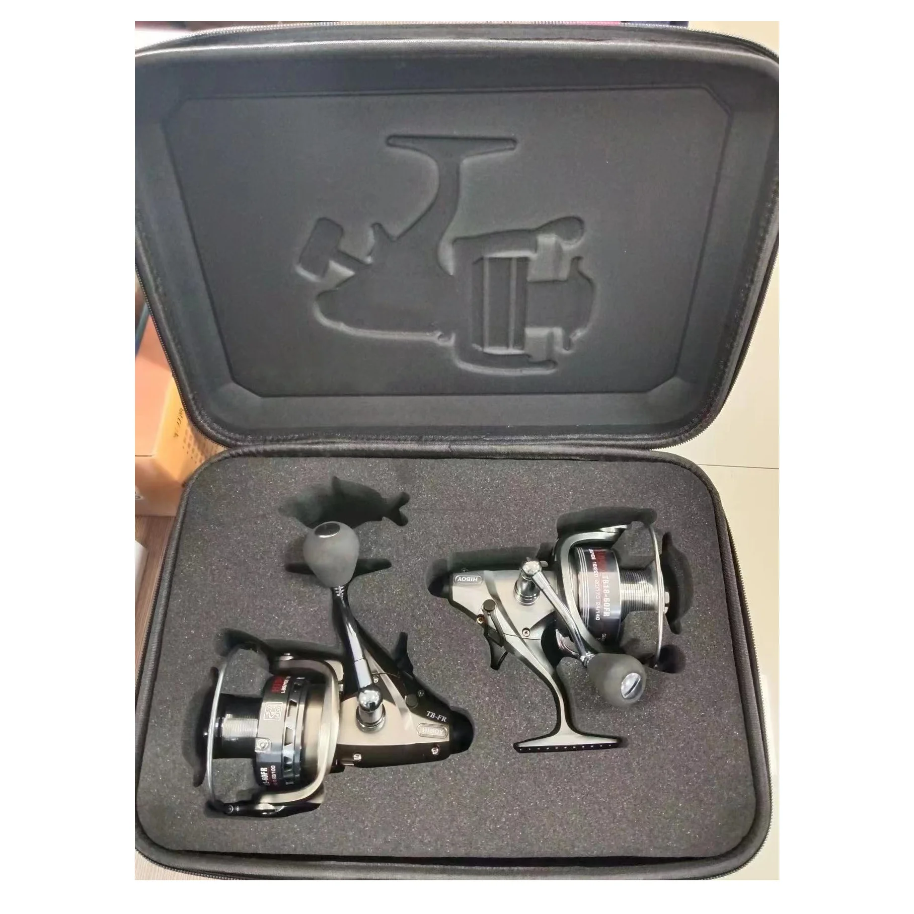 Fishing Lures Case Portable Fly Fishing Lure Bag Spinner Bait Foam Box Trout Flies Fish Hook Hard EVA Storage Case Container Bag