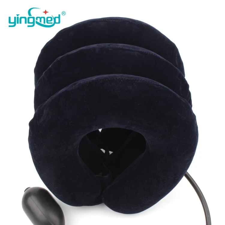 Medical Support Inflatable Neck Traction Pillow Pain Relief Neck Stretcher Cervical Traction Device