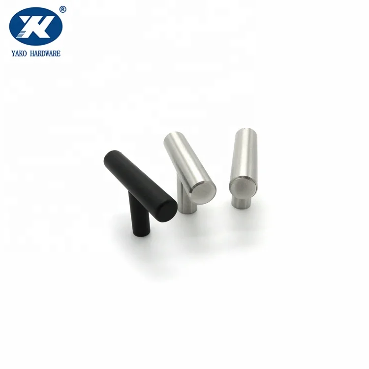 Cabinet Drawer Handle Stainless Steel Gold T-Bar Cabinet Furniture Handles