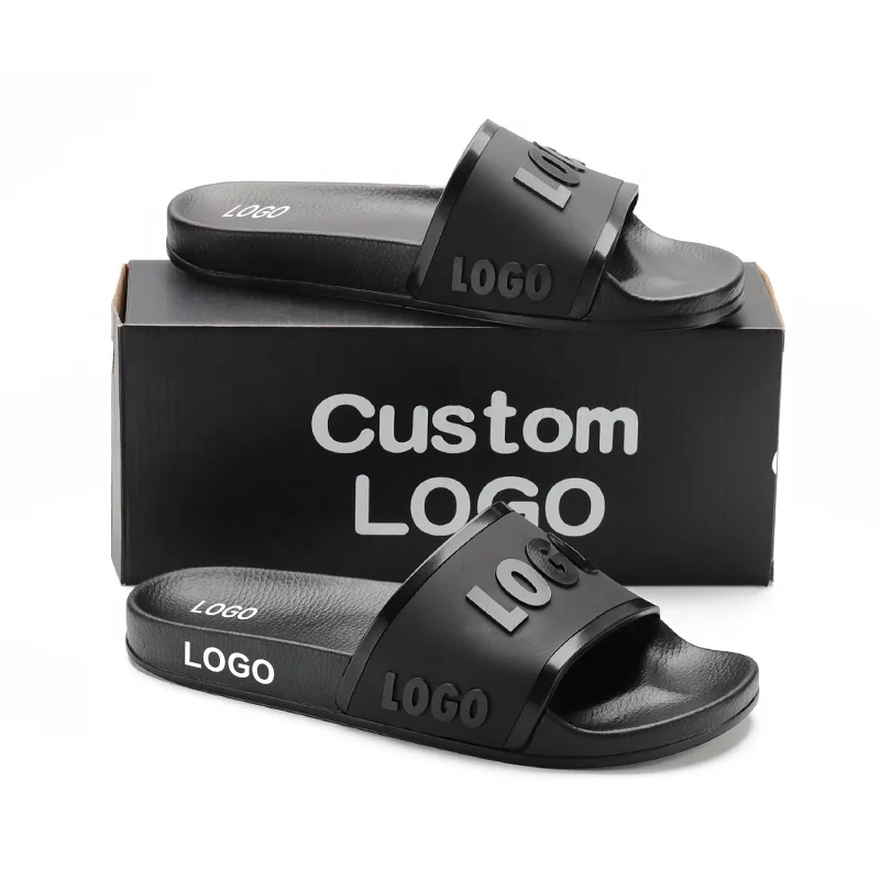 Henghao Unisex Comfortable High Quality Rubber Outsole Slides Slippers Light Slides Slippers Custom Slides Slippers For Beach