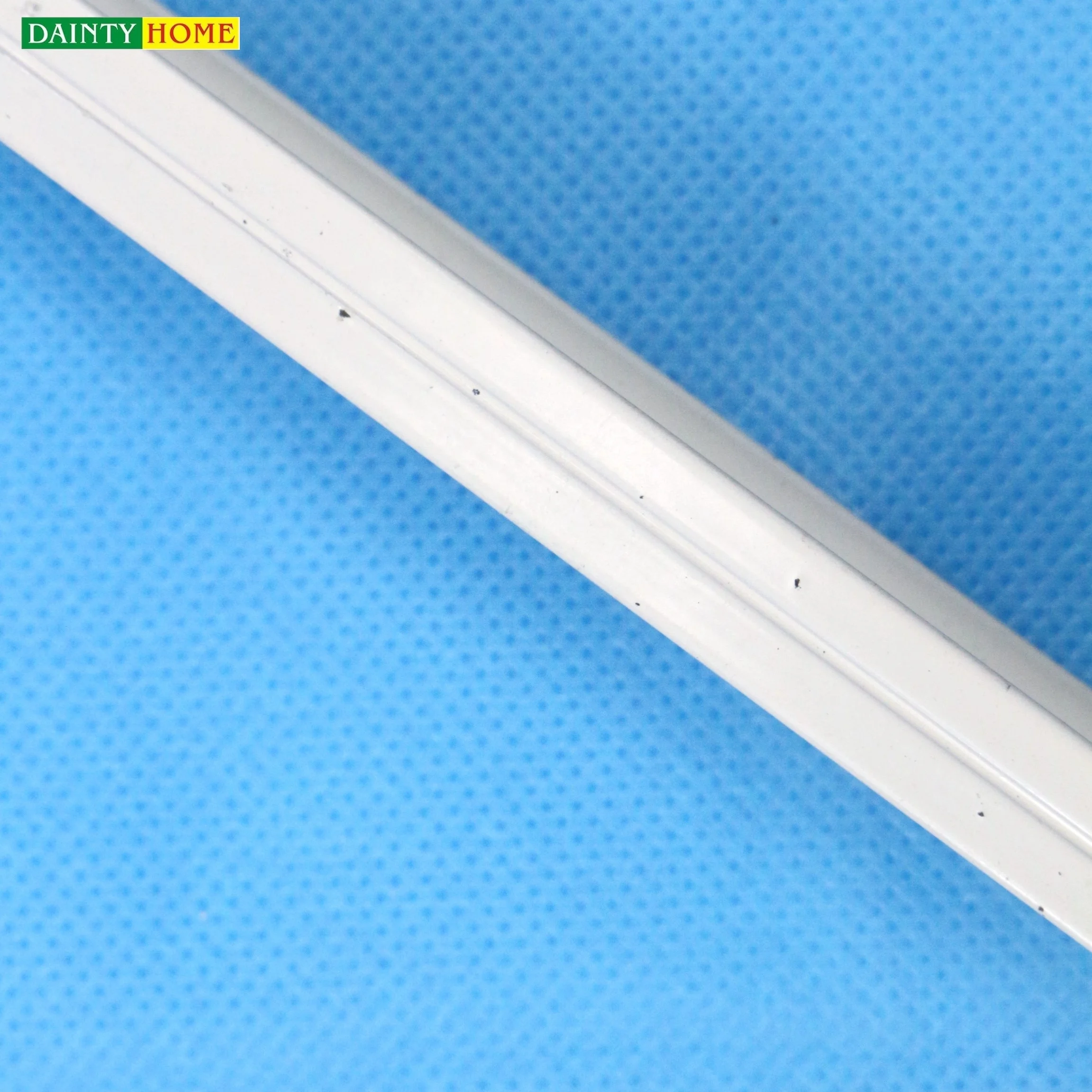 Low Profile Aluminum Curtain Track White Ultra-thin Curved Ceiling Mount Micro Mini Curtain Track Rail