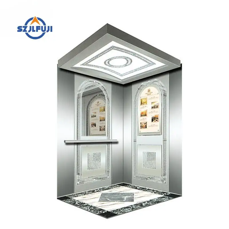 FUJI low noise 6 person passenger building lift elevator price