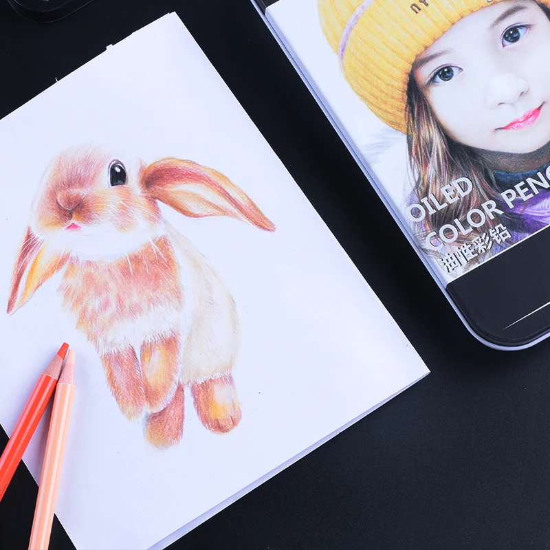 NYONI N8535 Professional Art Standard BassWood 24 Colors  People Skin Tints Oily Custom Colour Color Pencil