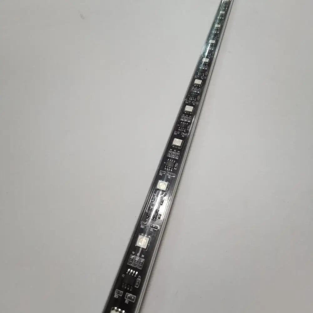 12V 360 degree matrix led vertical tube lighting 1m 2m LED meteor shower light stick bar outdoor dmx rgb led meteor light