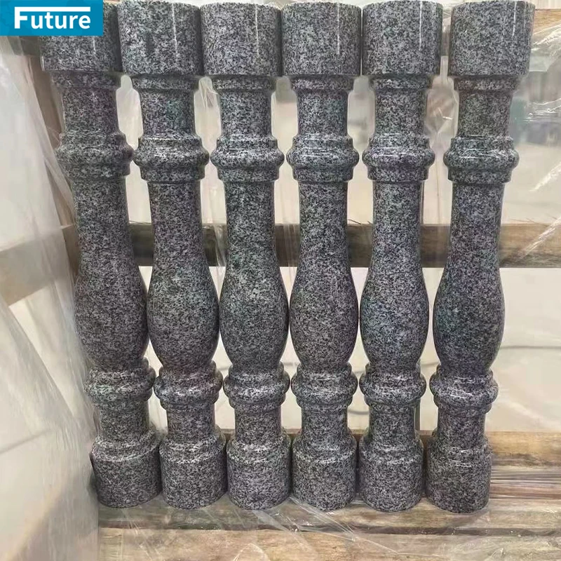 Wholesales Polished Honed Flamed Tumbled Light Grey Granite For Villa Interior Decoration Project Staircase Kitchen Countertop