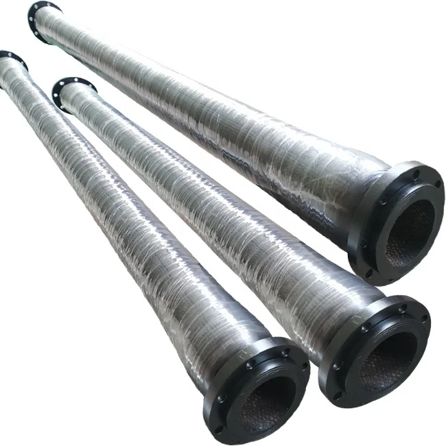 3000MM Wear Resistant Flexible Rubber Hose with Alumina Ceramic Lining